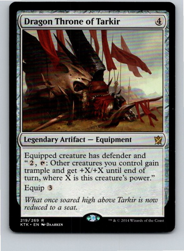 Magic the Gathering Dragon Throne of Tarkir Khans of Tarkir MTG Free Shipping!