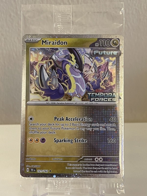 PRERELEASE Miraidon SVP 092 NM / M – STAMPED PROMO Temporal Force Pokemon Card