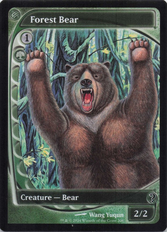 Forest Bear (Future Sight) MB2 Regular Common #206 NM MTG
