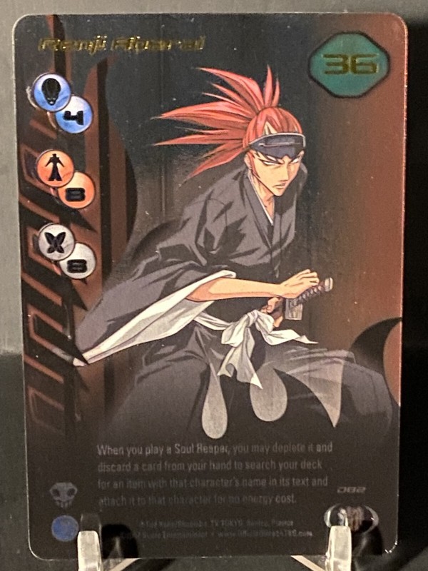 Bleach TCG Score Entertainment Seireitei Promo DB2 Renji Abarai Foil