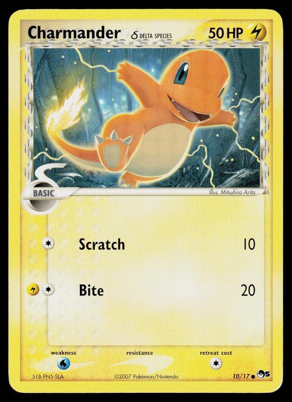 Charmander POP Series 5 10/17 Common Pokemon Card