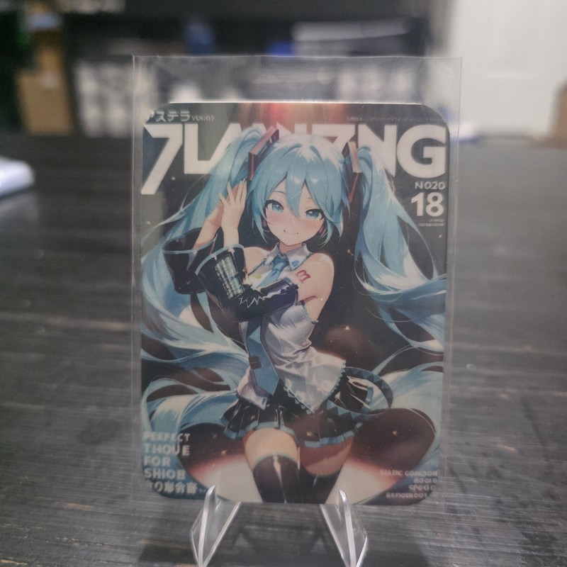 Custom DIY Hatsune Miku Vocaloid Waifu Magazine Cover Card — MAG Set — Mythical