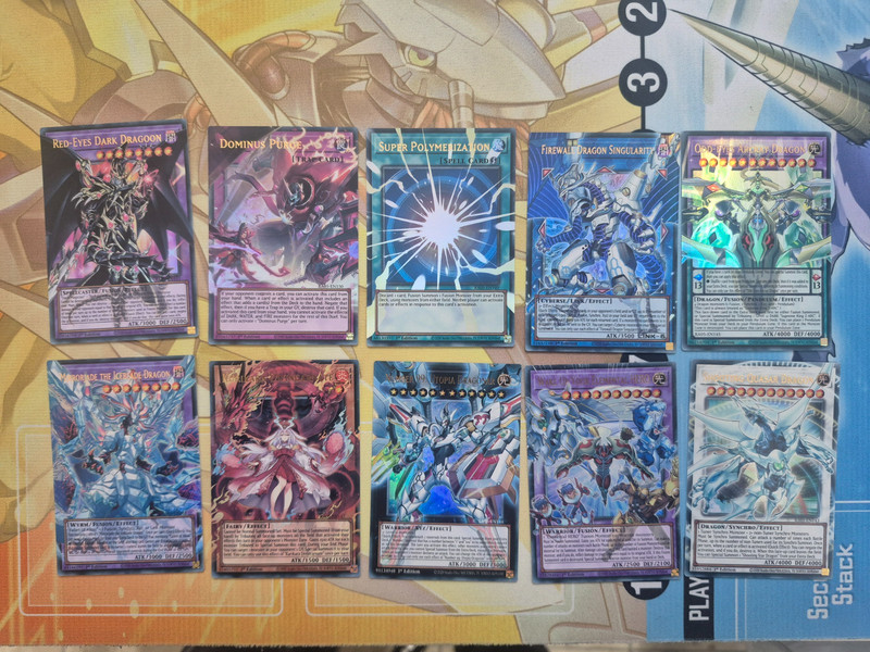 Yu-Gi-Oh TGC RA05 Complete 10 Extended Art Set EU 1st Ed Raw NM US SHIP48H gallery