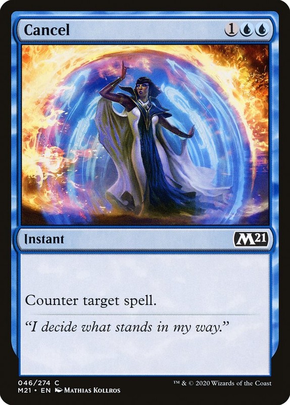MTG Magic the Gathering Cancel (46/470) Core Set 2021 LP