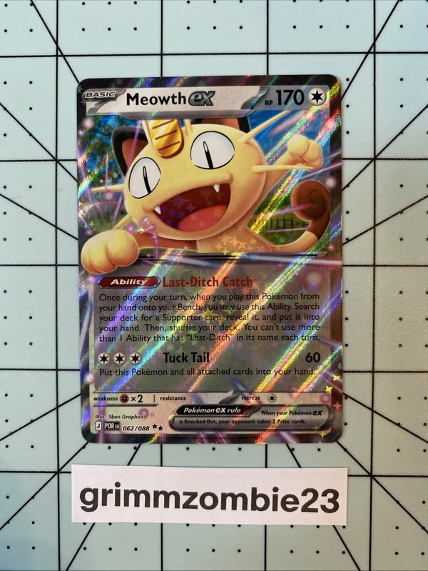2026 Pokemon POR EN-Perfect Order #062/088 Meowth ex RR