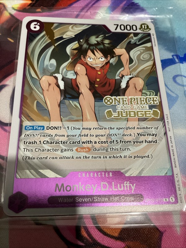Monkey.D.Luffy (Judge Pack Vol. 2) OP03-070 One Piece Promotion Cards Foil