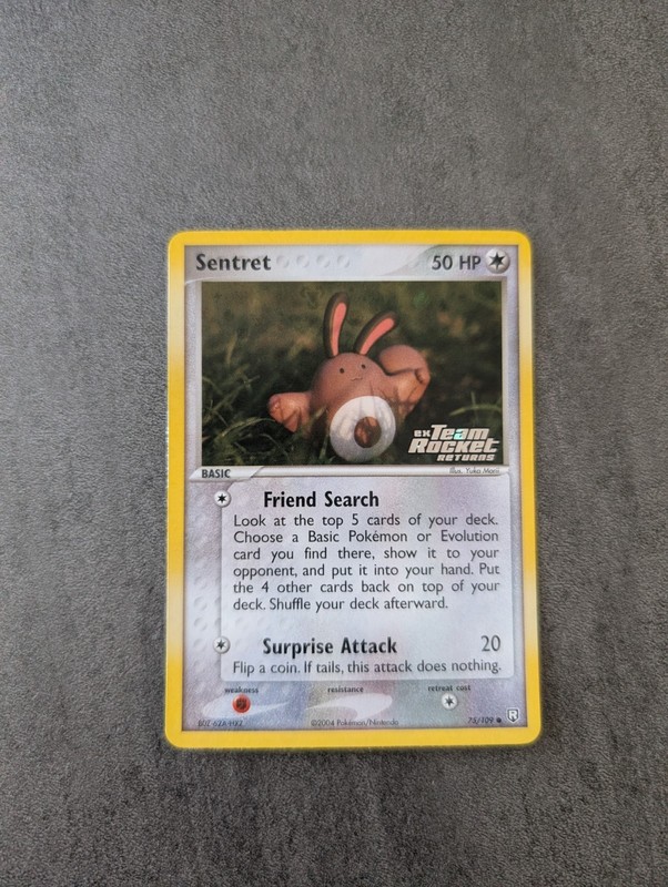Sentret 75/109 Team Rocket Returns Reverse Holo – NM