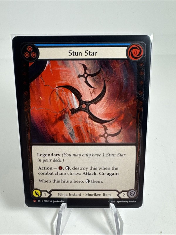 Stun Star omn234 Flesh and Blood Near Mint cold foil