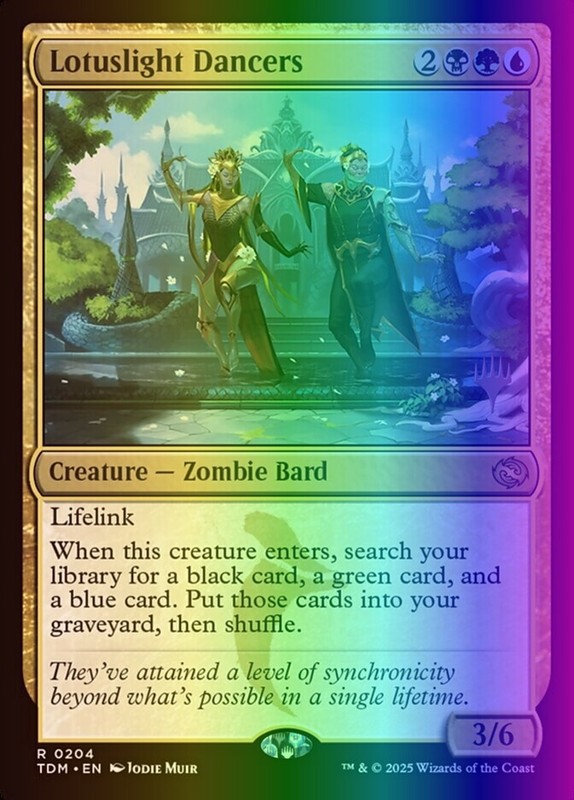 MTG Lotuslight Dancers (204p/166) Tarkir Dragonstorm Promos NM FOIL