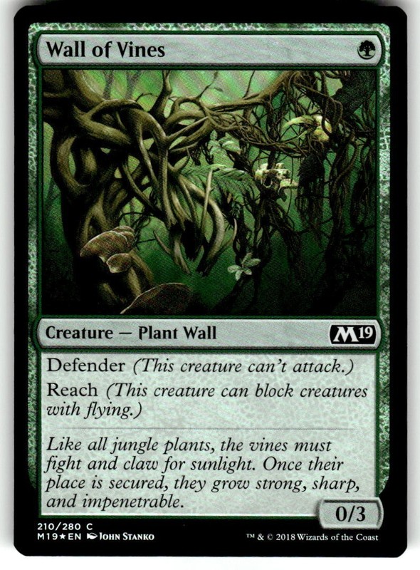 FOIL Wall of Vines Core Set 2019 Regular