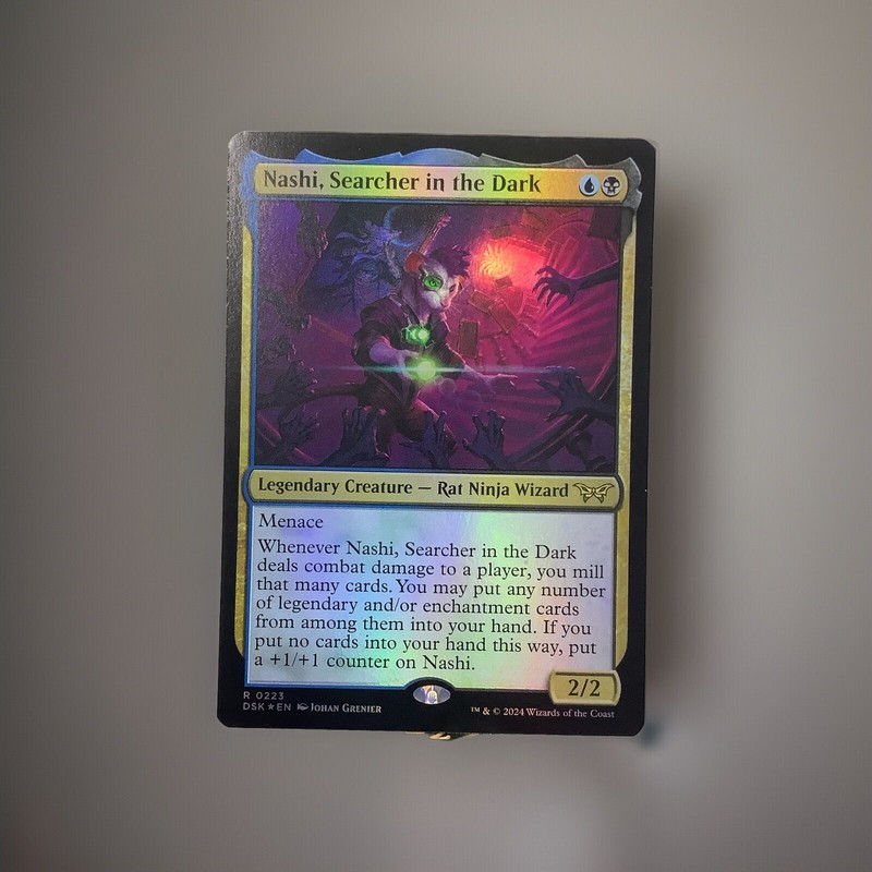MTG DSK: Nashi, Searcher in the Dark (Legendary Creature) Regular Rare Foil 0223