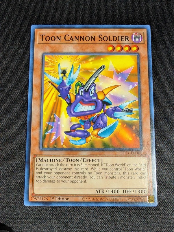 Yugioh – Toon Cannon Soldier LDS1-EN060 1st Common NM