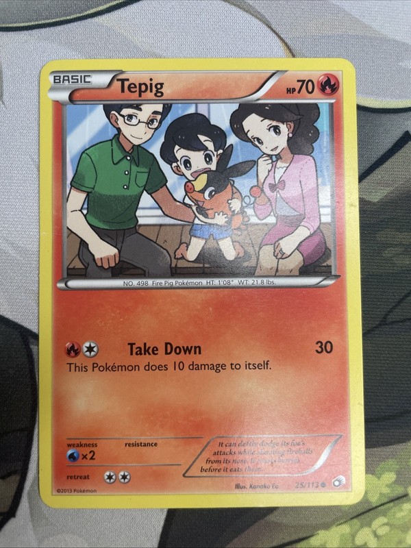 Pokemon TCG: Tepig 25/113 Legendary Treasures Regular