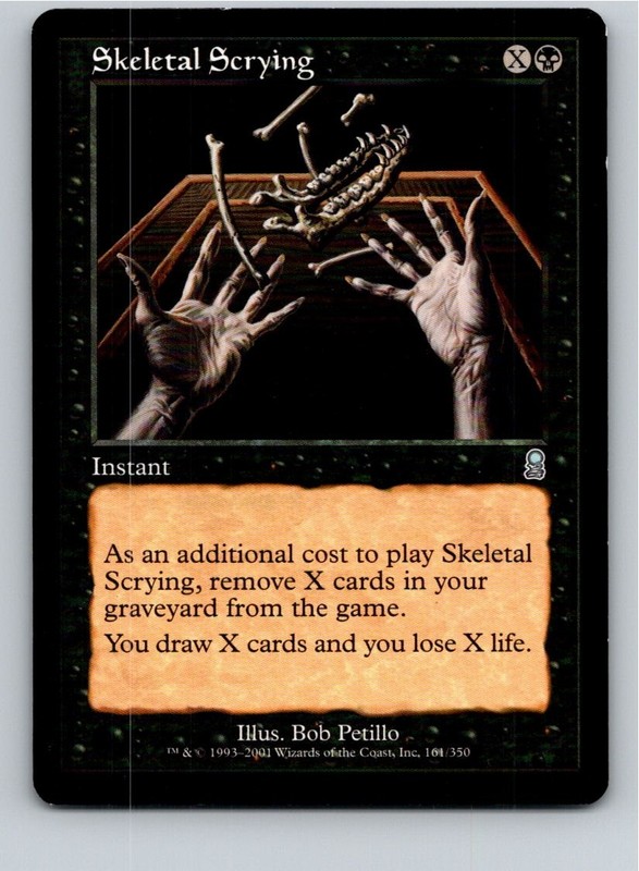 Magic the Gathering Skeletal Scrying Odyssey MTG Free Shipping!