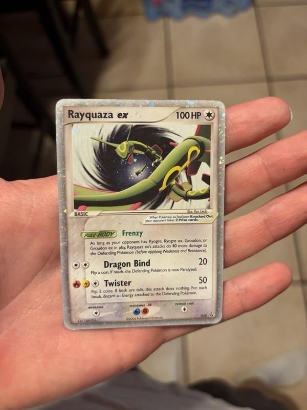 Rayquaza EX #39 Collectors Tin 2003-2006 Promos Nintendo Black Star gallery