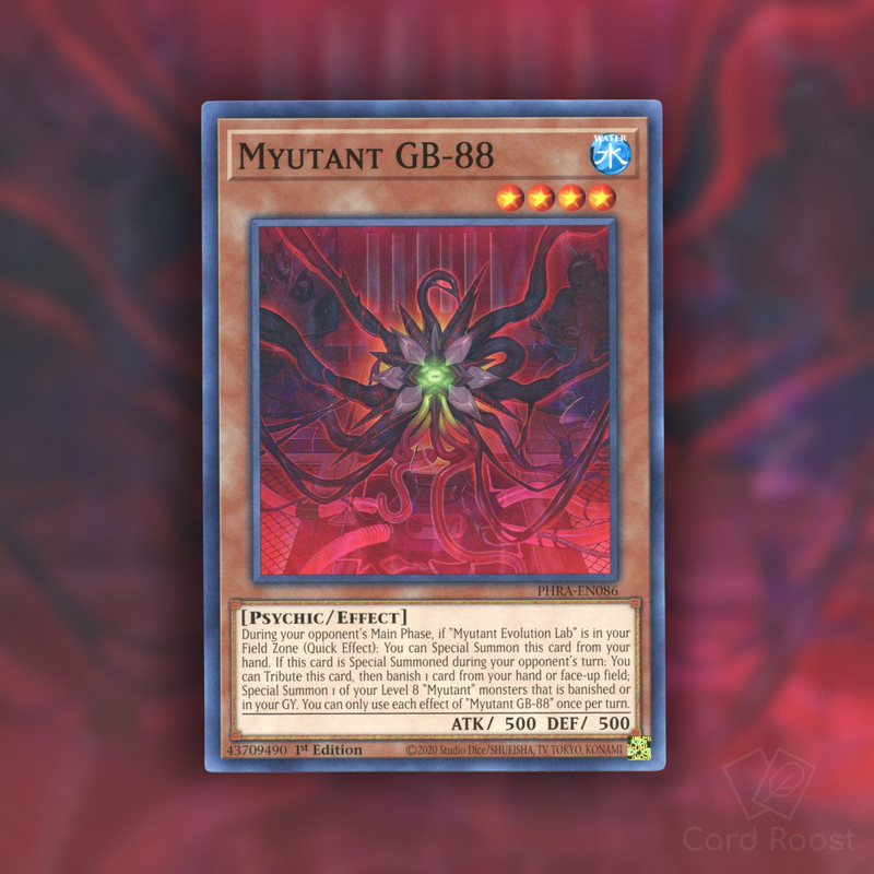 Yu-Gi-Oh Myutant GB-88 – Phantom Rage 1st Ed PHRA-EN086