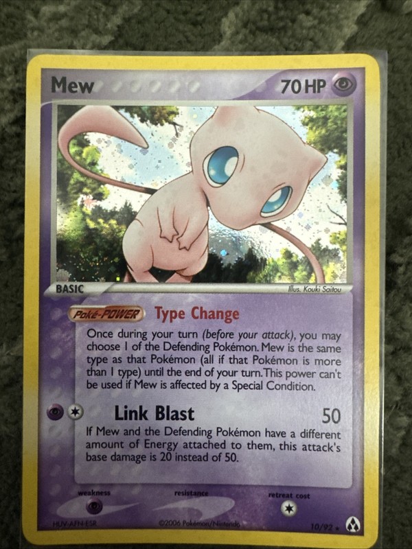 Mew Legend Maker Holo 10/92