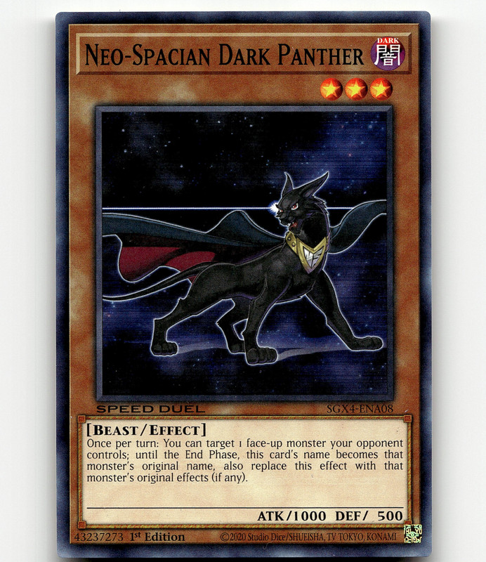 Yugioh Neo-Spacian Dark Panther – Speed Duel GX: Midterm Destruction