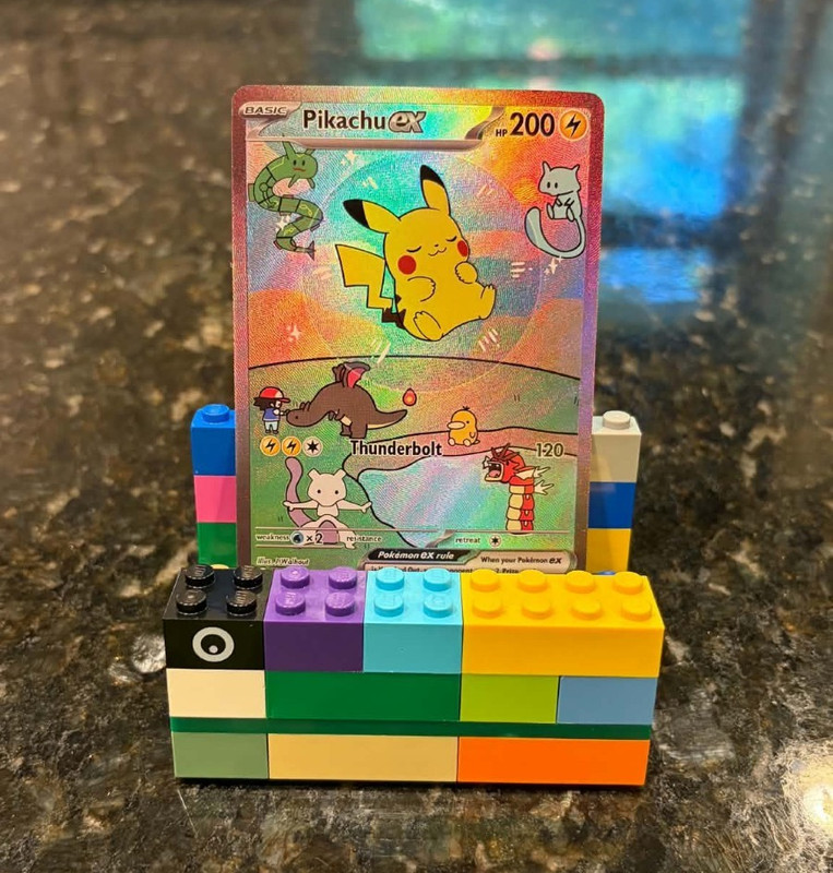 Pokemon custom Pikachu Bubble card
