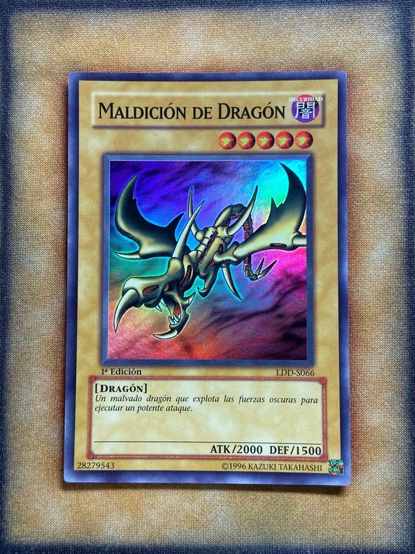 Yugioh Curse of Dragon LOB-066 LDD-S066 Super Rare 1st Ed SPANISH NM