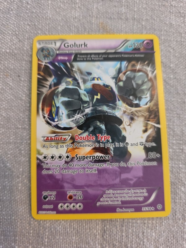 Golurk 35/98 Rare Ancient Origins Pokemon Lightly Played