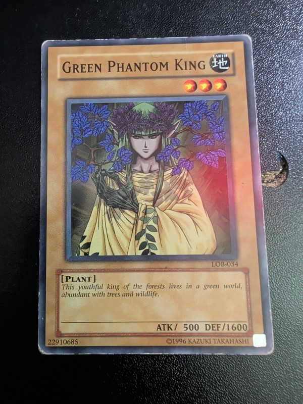 Green Phantom King LOB-034 The Legend of Blue Eyes White Dragon Unlimited