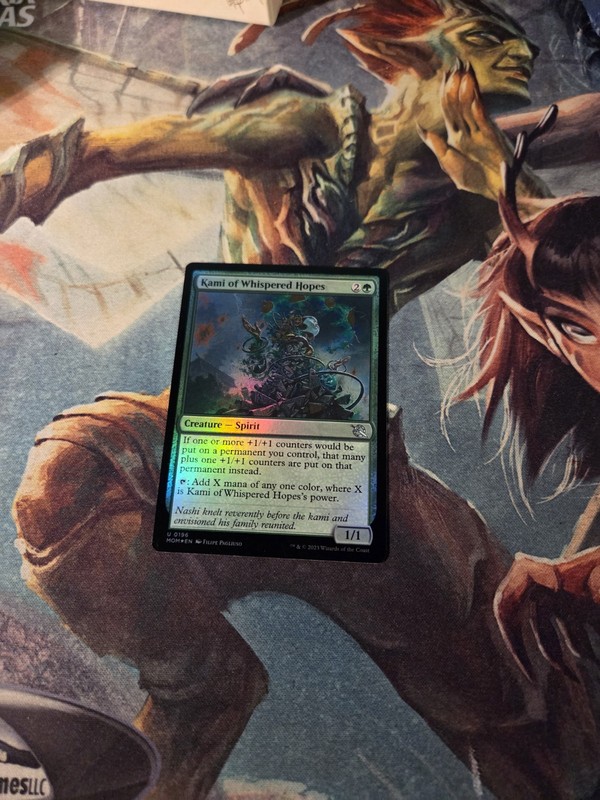 MTG Kami of Whispered Hopes (MOM) March of the Machine Foil Uncommon 196