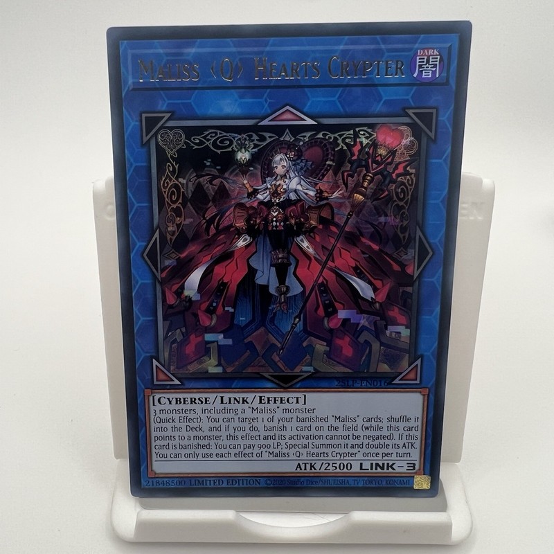 Maliss Q Hearts Crypter 25LP-EN016 Limited Pack World Championship 2025 Limited