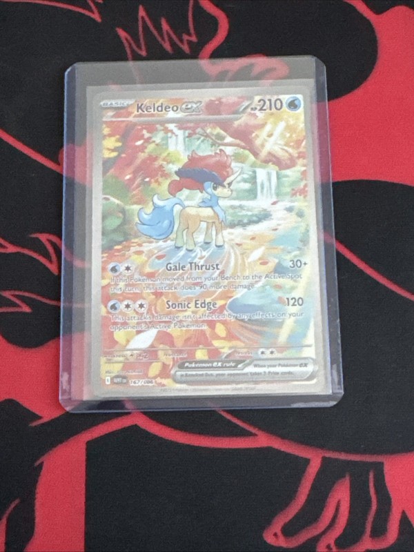 Keldeo EX 167/086 Special Illustration Rare SIR Pokemon SV White Flare Near Mint