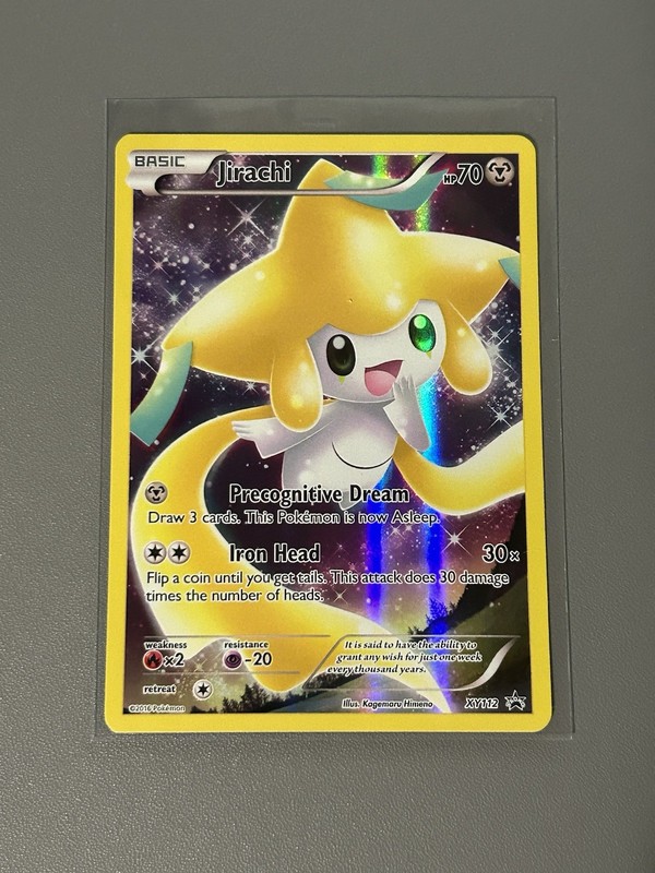 Pokémon Jirachi XY112 XY Black Star Promo Holo Basic Ancient 70 HP Card