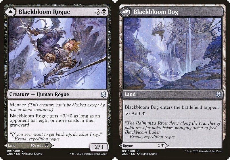 BLACKBLOOM ROGUE x4 mtg NM-M Zendikar Rising 4 Unc