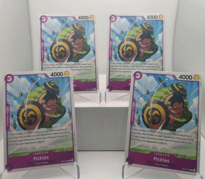 Pickles Playset – OP07-069 x4 – 500 Years In The Future – One Piece TCG