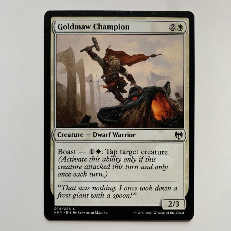 Goldmaw Champion – 014/285 – Kaldheim – Magic: The Gathering