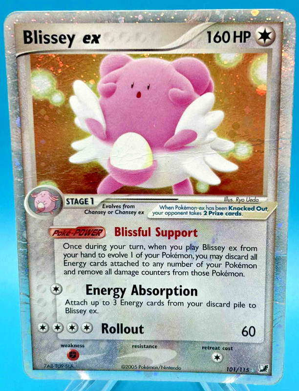 Pokémon NM Blissey ex 101/115 (Unseen Forces) Ultra Rare Card