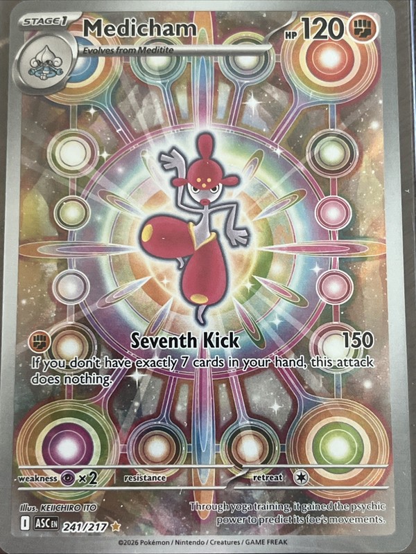 2026 POKEMON Medicham Full Art No. 217