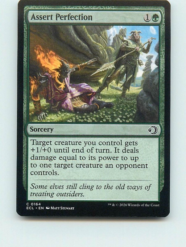 Assert Perfection – C164 – MTG – Lorwyn Eclipsed (ECL)