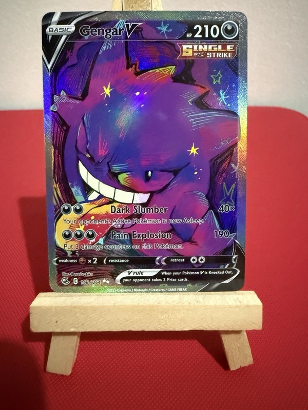Gengar V Pokemon Card DISPLAY ART CARD