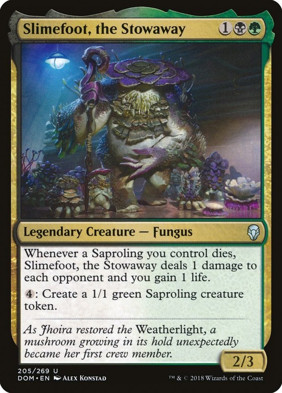MTG Magic the Gathering Slimefoot, the Stowaway (205/296) Dominaria LP