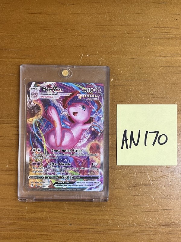 Pokemon TCG Mew VMAX 269/264 Alternate Art Secret Fusion Strike