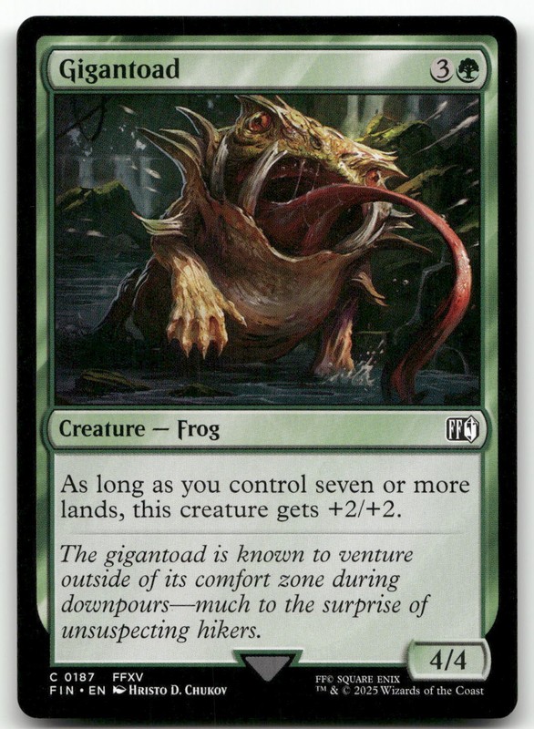 Gigantoad #187 (NM) Final Fantasy FIN Magic MTG