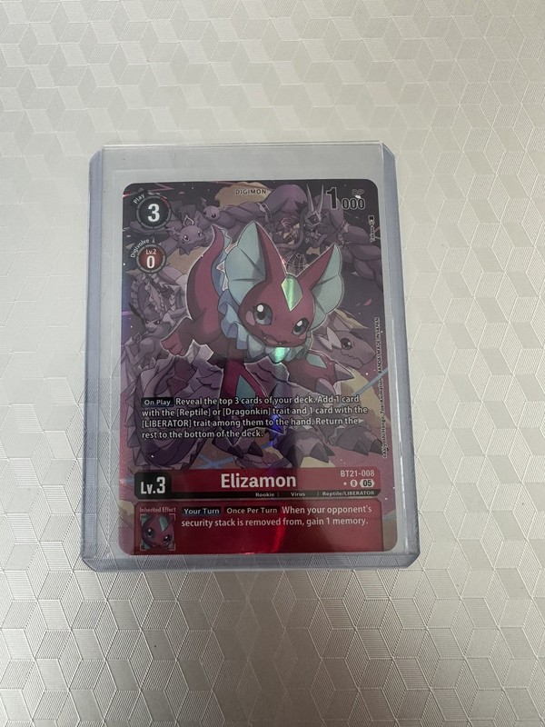 Elizamon (Alternate Art) Rare World Convergence BT21-008 R NM gallery