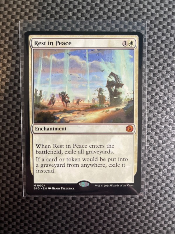Rest in Peace Outlaws of Thunder Junction: the Big Score Regular Print