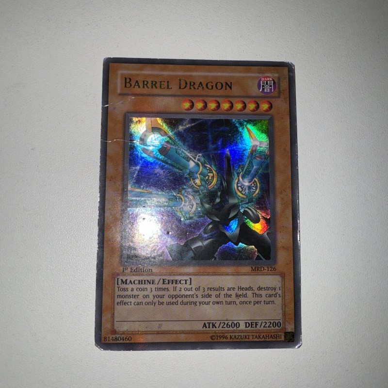 Yu-Gi-Oh! TCG Barrel Dragon Metal Raiders MRD-126 1st Edition Ultra Rare gallery