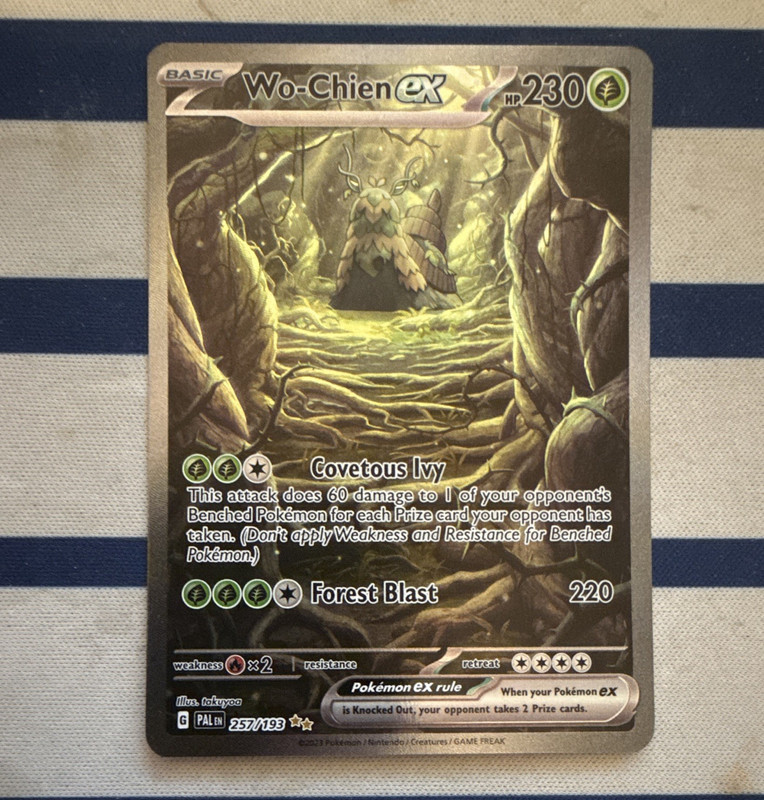 NM Pokemon TCG Wo-Chien ex 257/193 Paldea Evolved 2023 ENG SIR