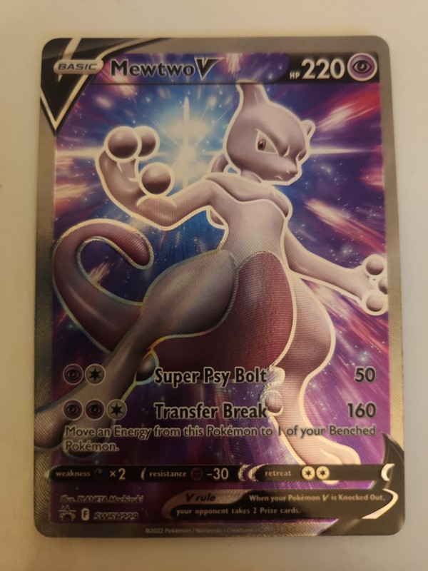 Mewtwo V SWSH229 SWSH: Sword & Shield Promo Cards Holo