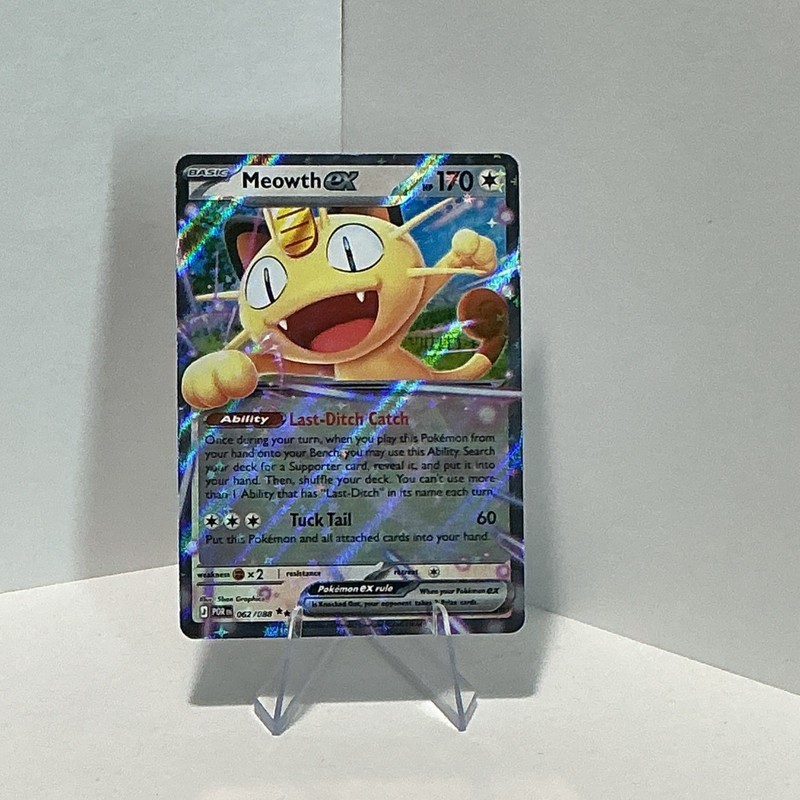 Pokémon TCG Meowth ex 062/088 – Perfect Order – NM