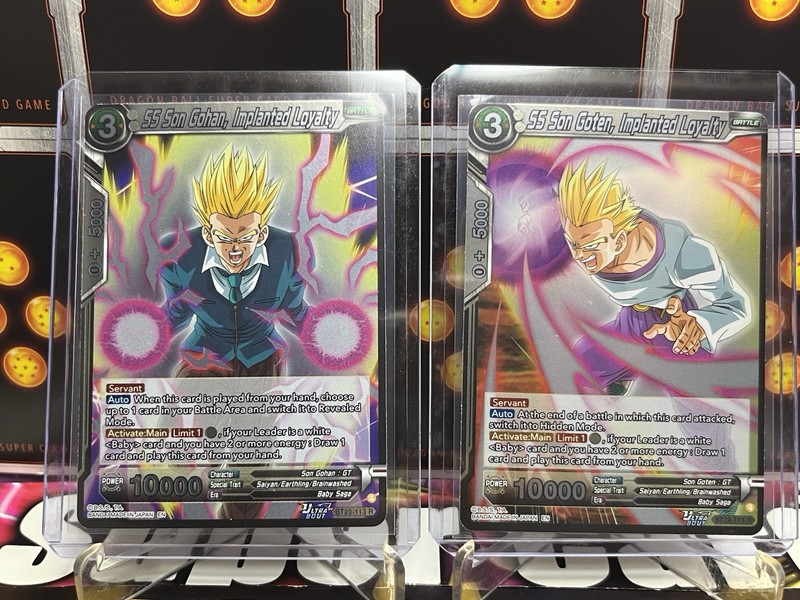 SS Son Gohan & Goten Implanted Loyalty B29-113/115R✨FEARSOME RIVALS✨Mint