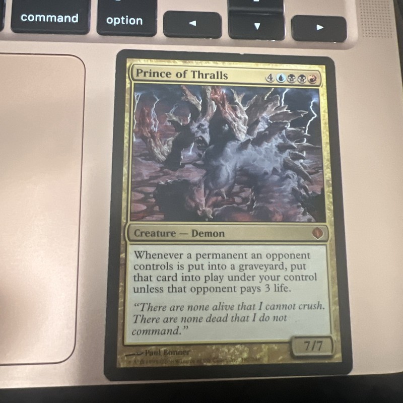 Prince of Thralls Shards of Alara Regular Mtg