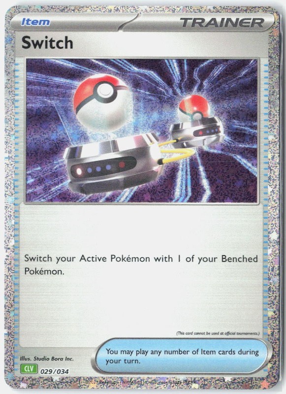 Switch (CLV) – #029/034 Trading Card Game Classic Holo NM