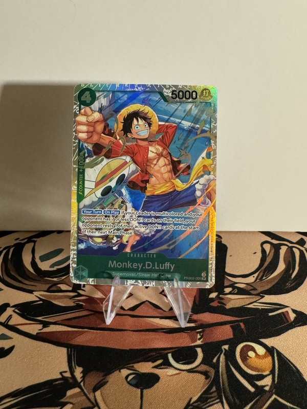 Monkey.D.Luffy PRB02-005 – One Piece TCG – SR Foil Near-Mint English